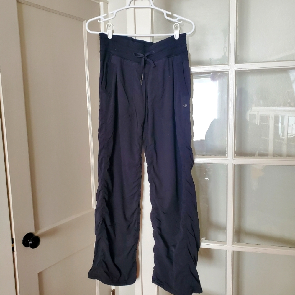 Black Lululemon Studio Pants, Size 4